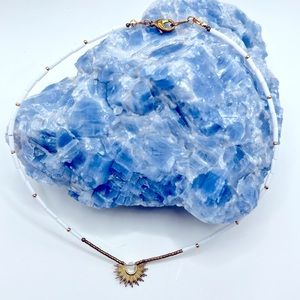 Herkimer diamond necklace